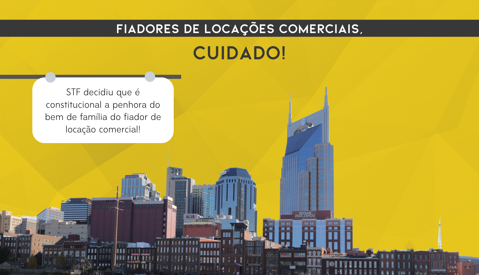 Fiadores De Locações Comerciais, Cuidado!